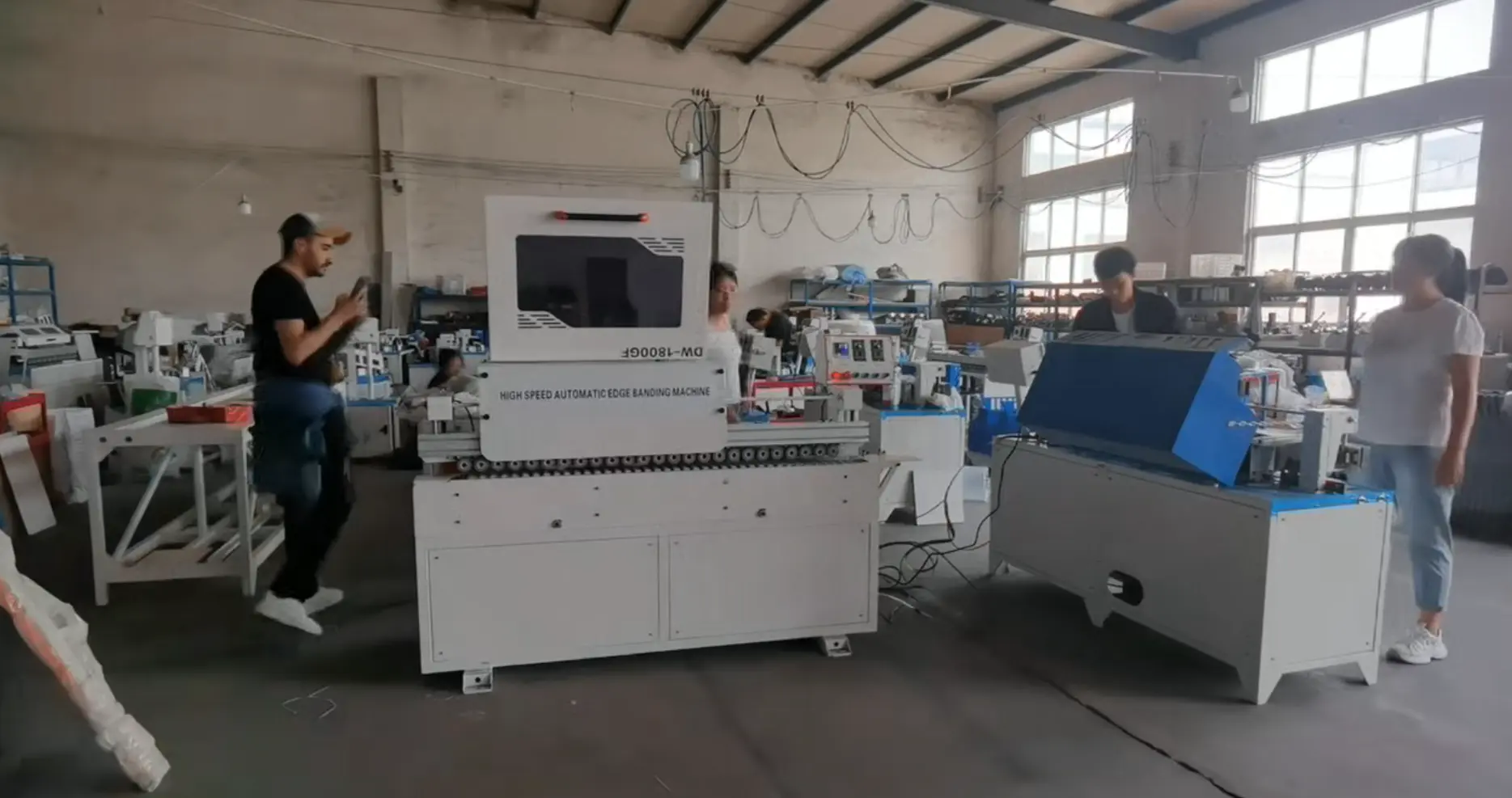 International client inspecting machines