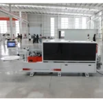 Automatic Edge Banding Machine DW330 PLC Control Double Row Press Wheels Profile Trimming Arc Scraper No Glue Residue - image 5