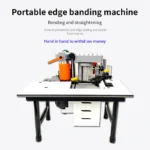 Small Manual Banding DW400 Portable Mini Band Polishinre G and Trimming Semi Automatic Edge Bander Machine Woodworking - image 3
