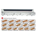 16-Function Auto Edge Banding Machine Model 985 Soft Forming Veneer Banding for Cupboards Furniture Core Motor Pump Components - image 1