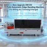 New DW330 Automatic Edge Banding Machine Pre-Milling Arc Trimming Enlarged Glue Pot Capacity 1500W Large Transmission Motor - image 4