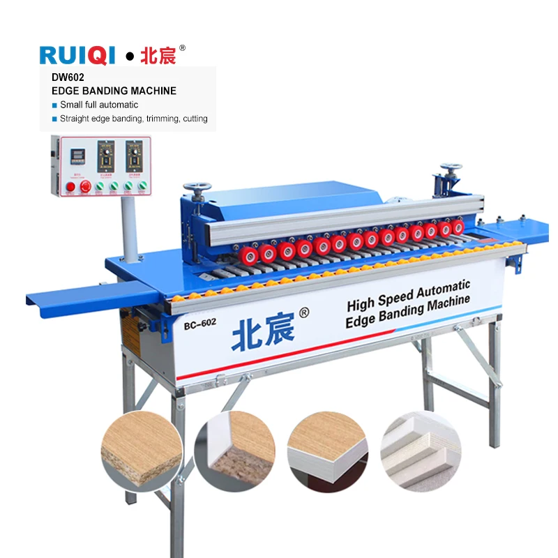 DW602 High Quality Hot Melt Glue Equipment for Guanghzou Small Automatic Edge Banding Machine for Plywood Production Motor PLC