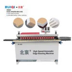 China High Quality Automatic Edge Banding Machine Cabinet Melamine Auto Edge Bander Woodworking End-cutting Scraping Home Use - image 1