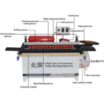 Cheap Factory Pvc Machine Band Price Wood Machines in Shandong 6 Station Banding Edge Sealing Machine with Straight Beating - image 1