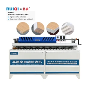 Automatic PLC Motor Gearbox PVC Edge Banding Machine for Woodworking Factory