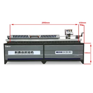 Hot Melt Glue Straight Bevel Edge Banding Machine for MDF Board and Particle Board. 45 Degree Edge Bander for Cabinet
