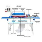 DW102 Automatic Round Head Sealing Semi-automatic Woodworking Edge Banding Machine - image 2