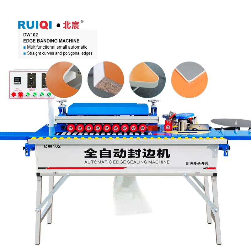 DW102 Pur Micro Edge Banding Machine for Woodworking Automatic Double Side Roller Wooden Door Panel Glue Spreader