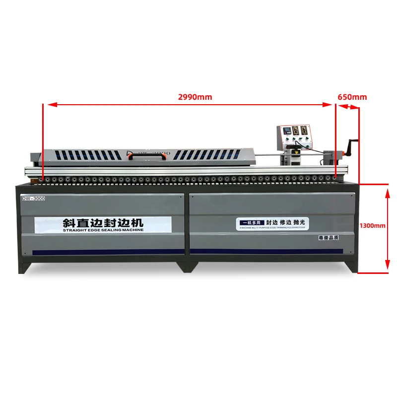 Woodworking Automatic 45 Degree Bevel Straight Edge Banding Machine for MDF. PVC. ABS and Wood Panels